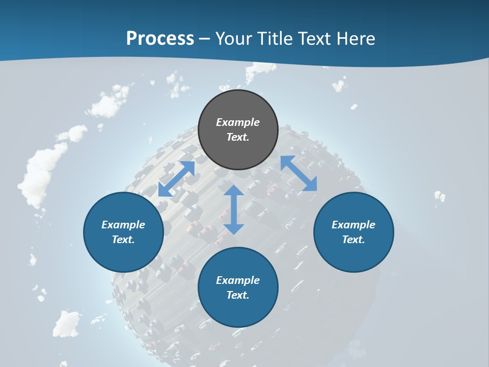 Planet Environment Blue PowerPoint Template