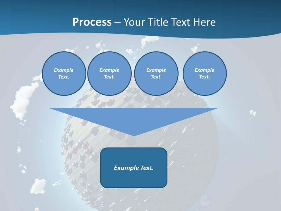 Planet Environment Blue PowerPoint Template
