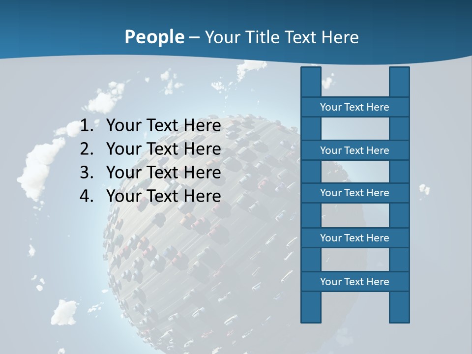 Planet Environment Blue PowerPoint Template