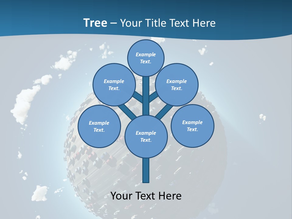 Planet Environment Blue PowerPoint Template