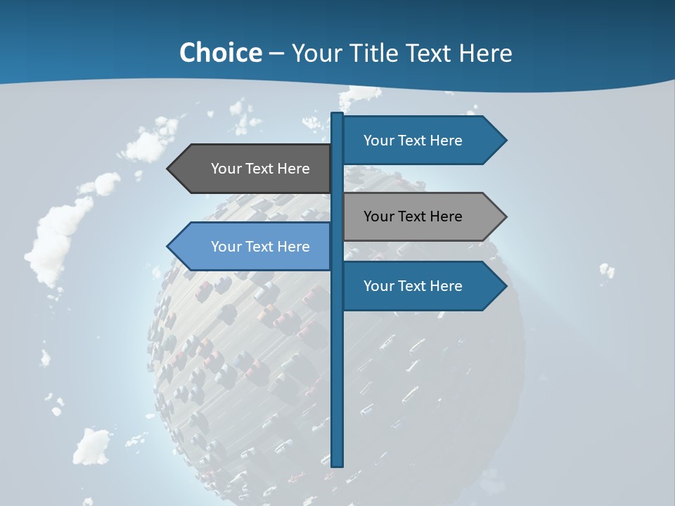Planet Environment Blue PowerPoint Template