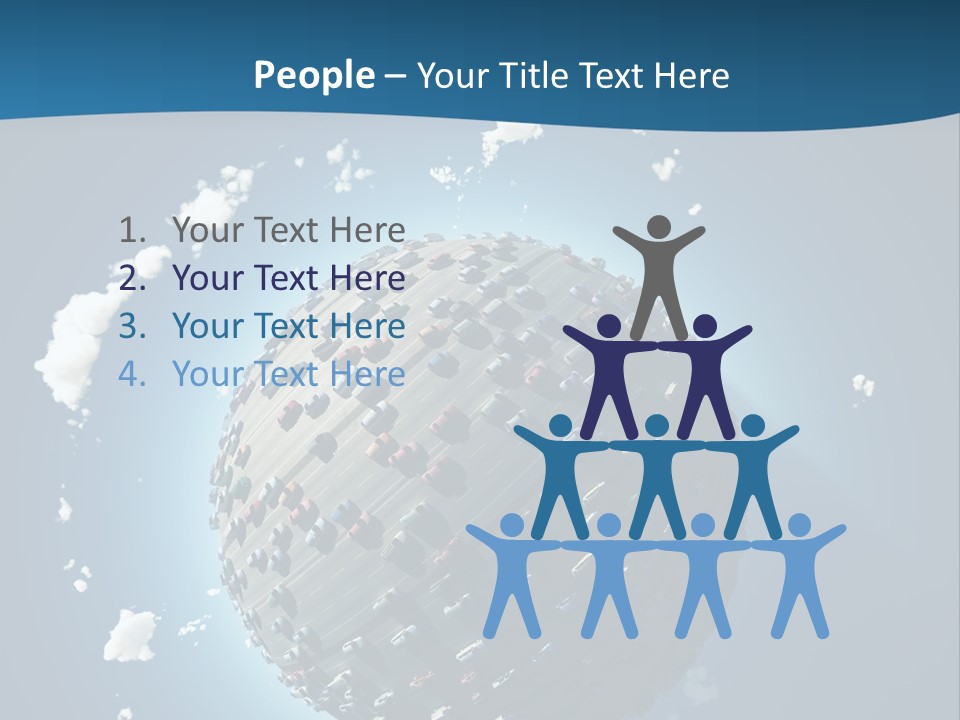 Planet Environment Blue PowerPoint Template