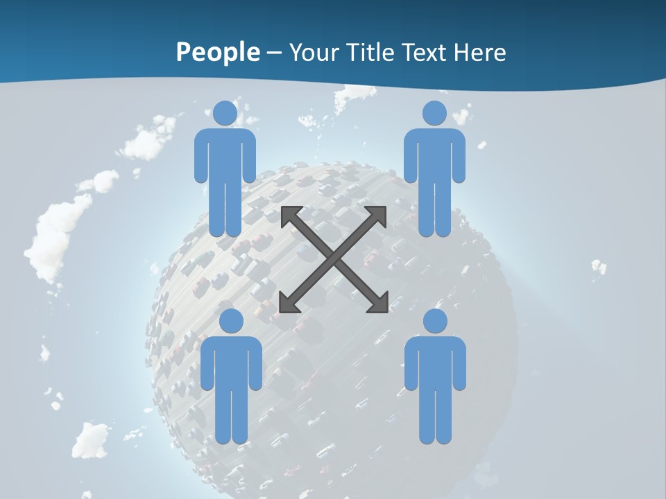 Planet Environment Blue PowerPoint Template