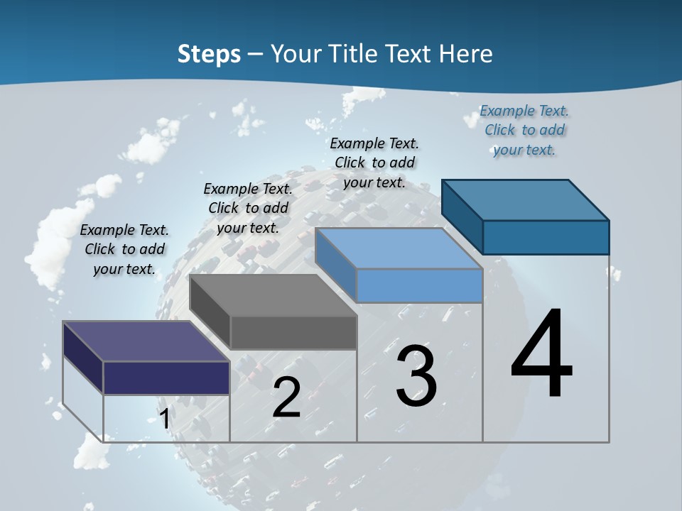 Planet Environment Blue PowerPoint Template