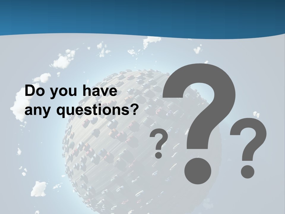 Planet Environment Blue PowerPoint Template