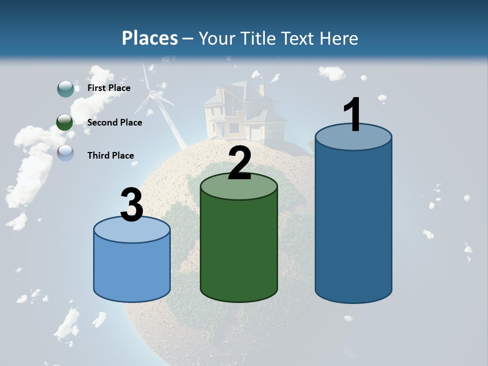 Green Farm Aerial PowerPoint Template