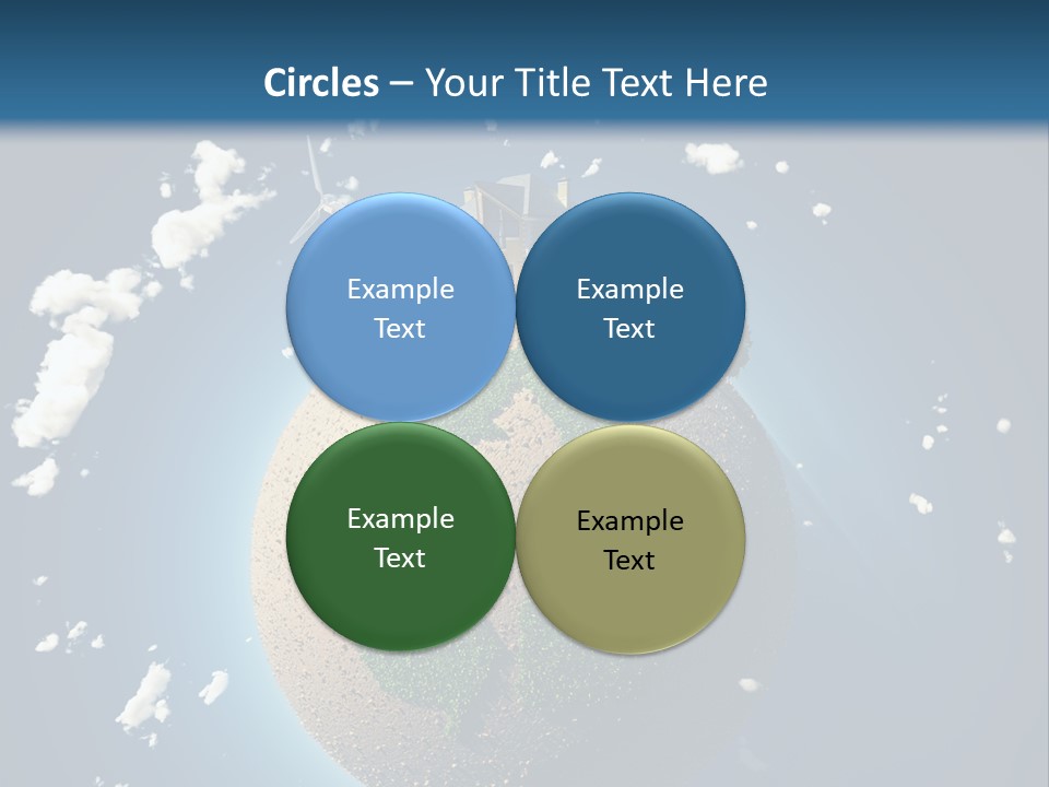 Green Farm Aerial PowerPoint Template
