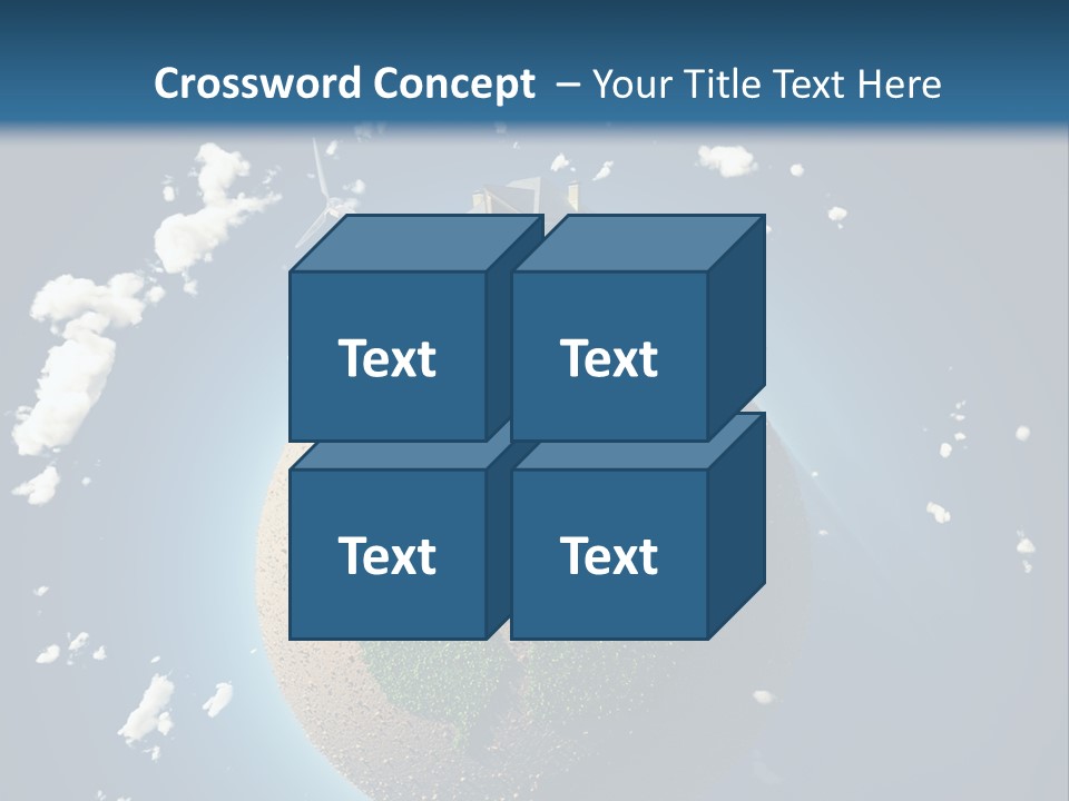 Green Farm Aerial PowerPoint Template
