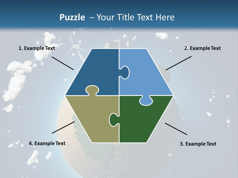 Green Farm Aerial PowerPoint Template