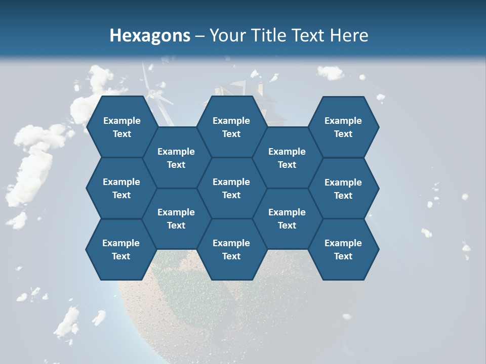 Green Farm Aerial PowerPoint Template