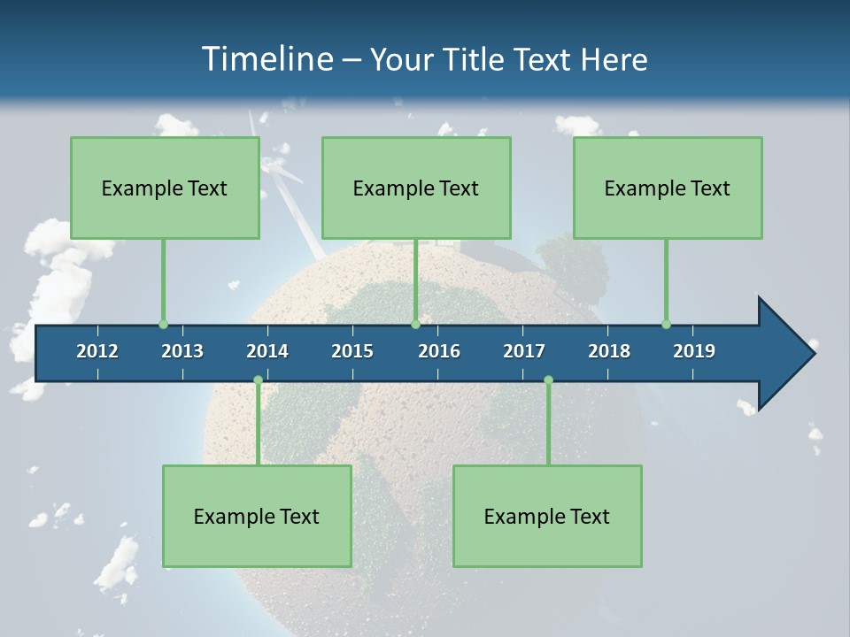 Green Farm Aerial PowerPoint Template