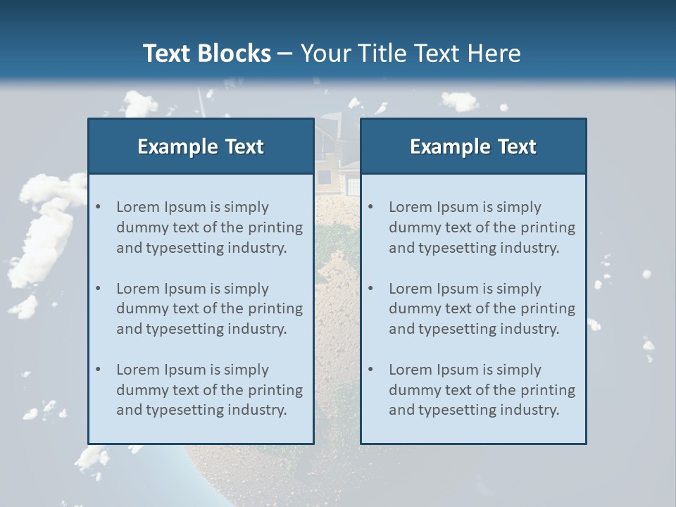 Green Farm Aerial PowerPoint Template