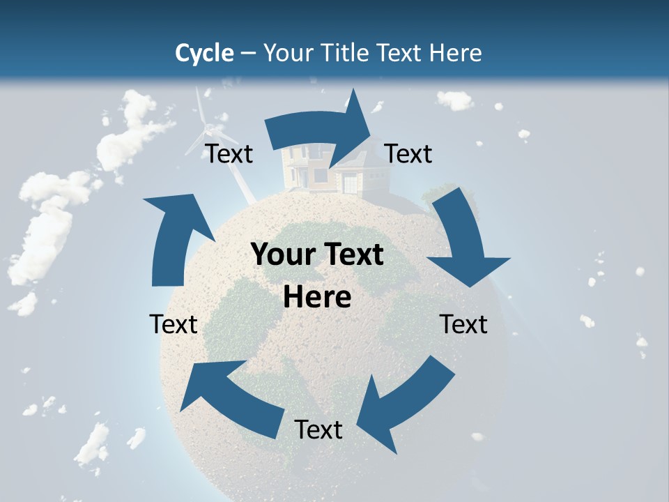 Green Farm Aerial PowerPoint Template