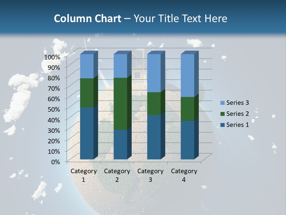 Green Farm Aerial PowerPoint Template