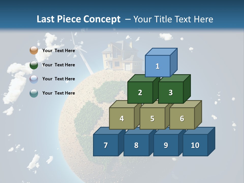 Green Farm Aerial PowerPoint Template