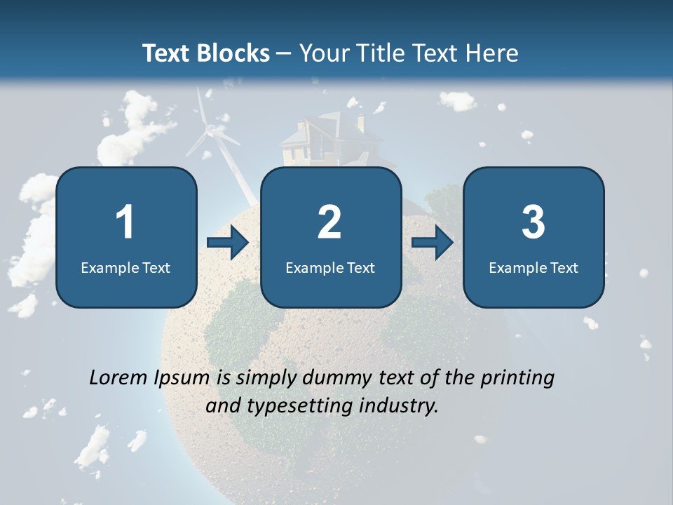 Green Farm Aerial PowerPoint Template