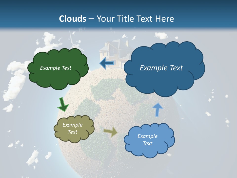 Green Farm Aerial PowerPoint Template