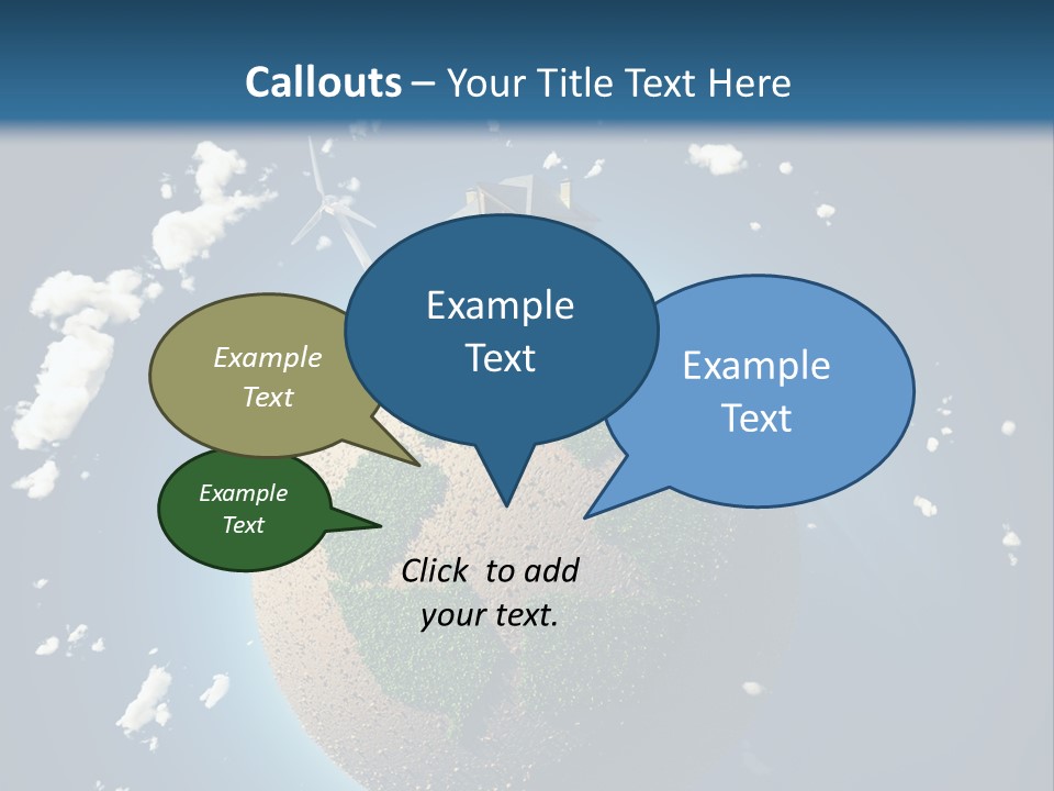 Green Farm Aerial PowerPoint Template