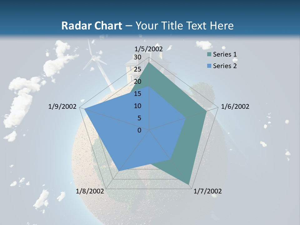 Green Farm Aerial PowerPoint Template