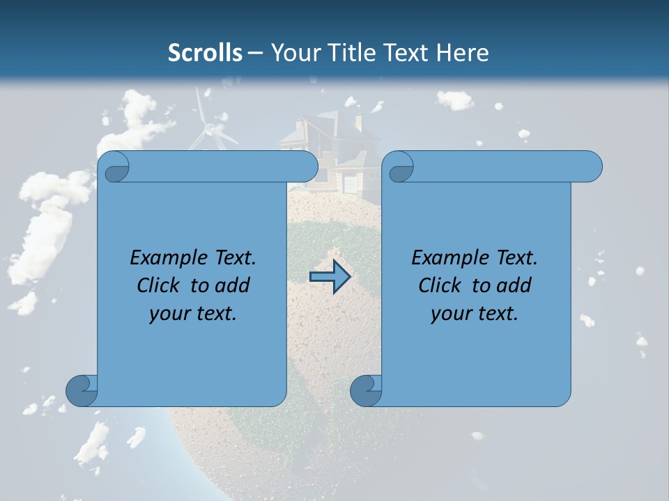 Green Farm Aerial PowerPoint Template