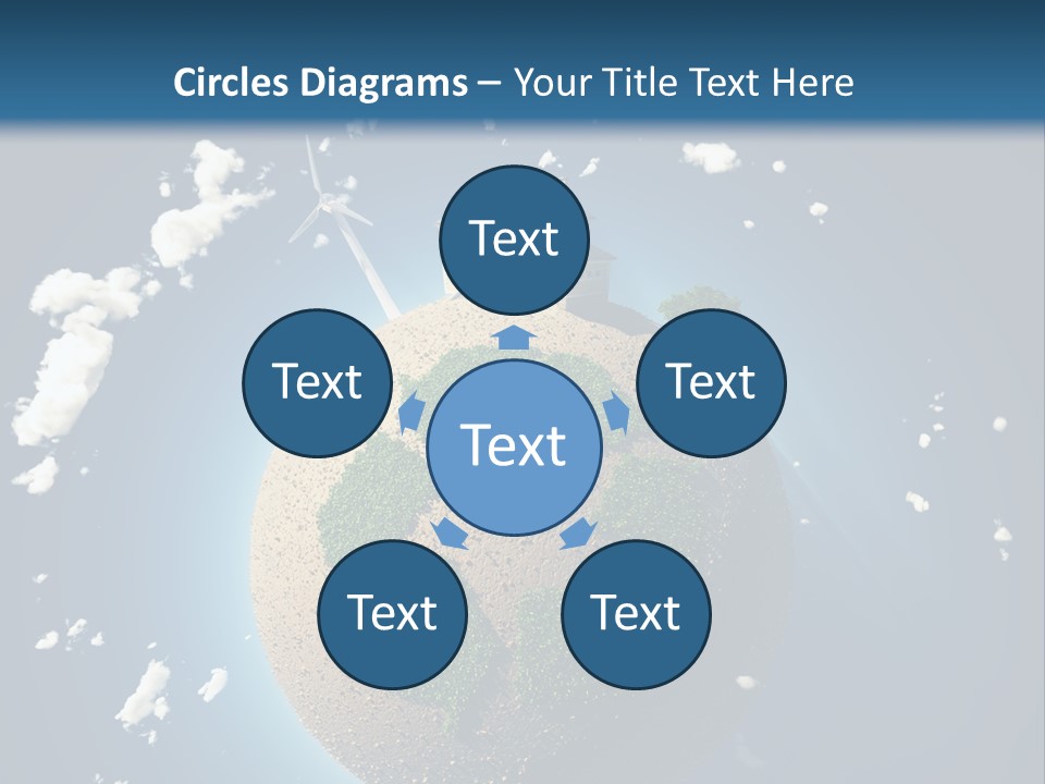 Green Farm Aerial PowerPoint Template