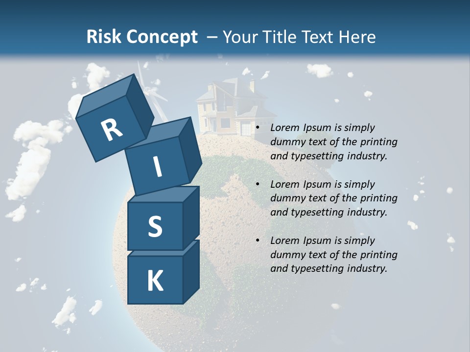 Green Farm Aerial PowerPoint Template