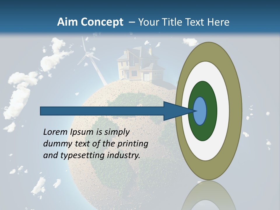Green Farm Aerial PowerPoint Template