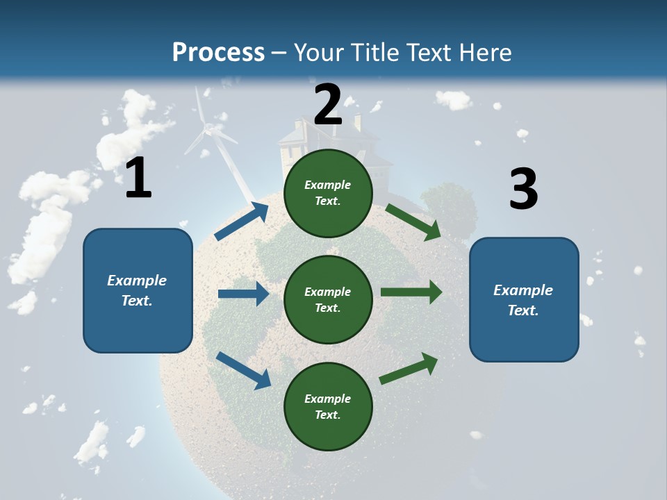 Green Farm Aerial PowerPoint Template