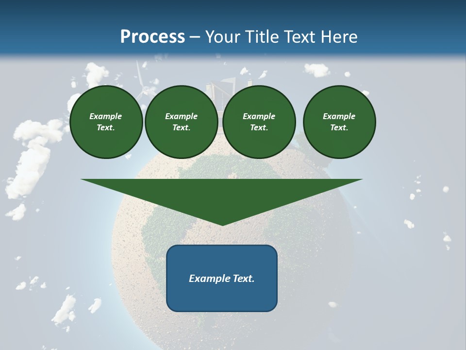 Green Farm Aerial PowerPoint Template