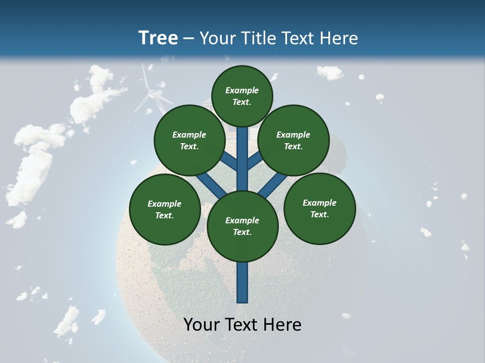 Green Farm Aerial PowerPoint Template