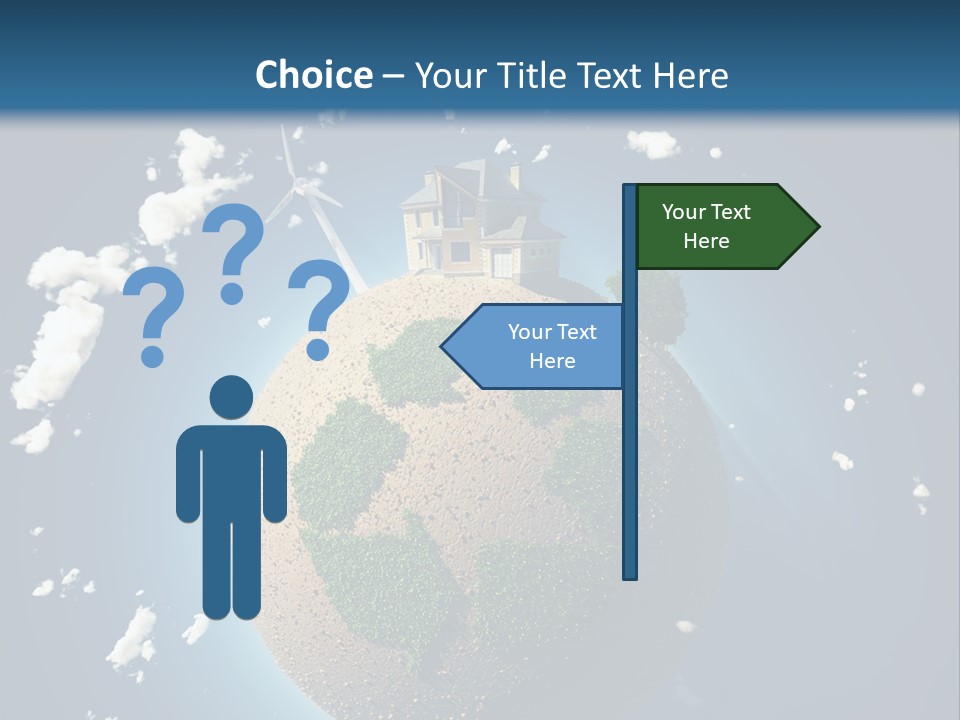 Green Farm Aerial PowerPoint Template