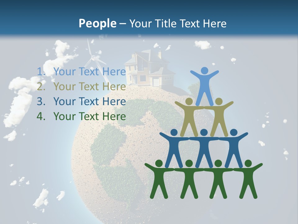 Green Farm Aerial PowerPoint Template