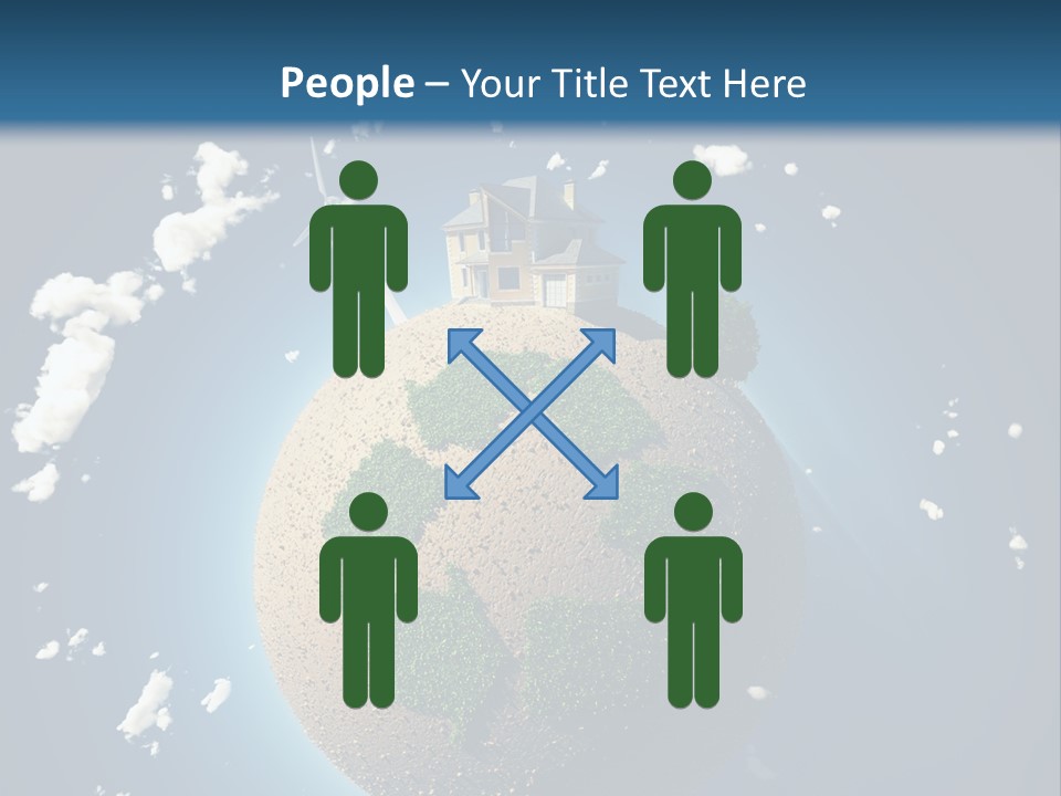 Green Farm Aerial PowerPoint Template