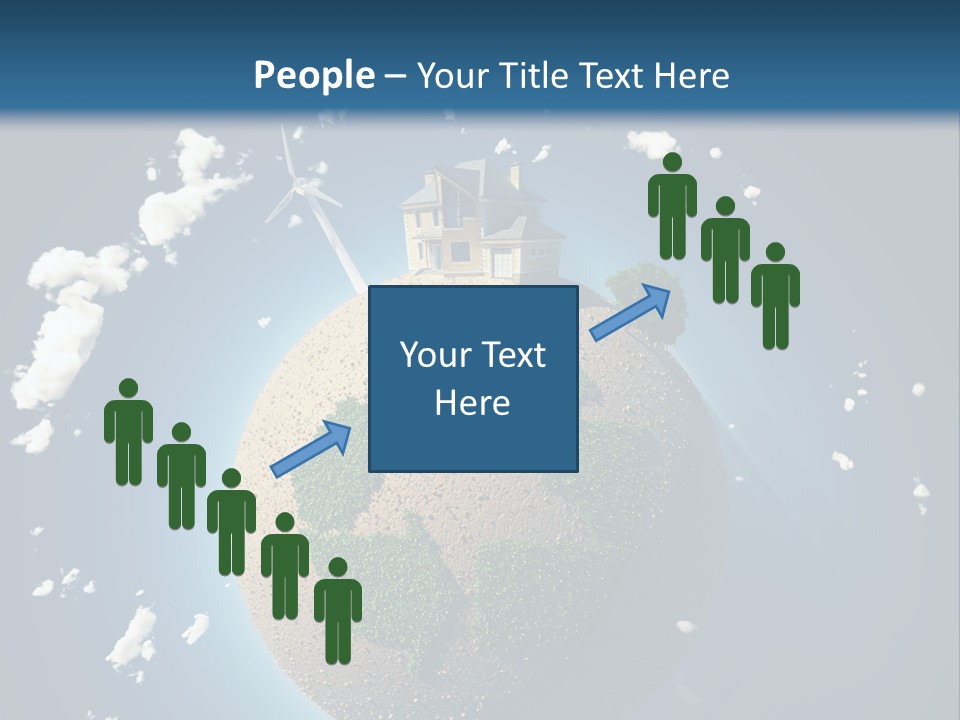 Green Farm Aerial PowerPoint Template