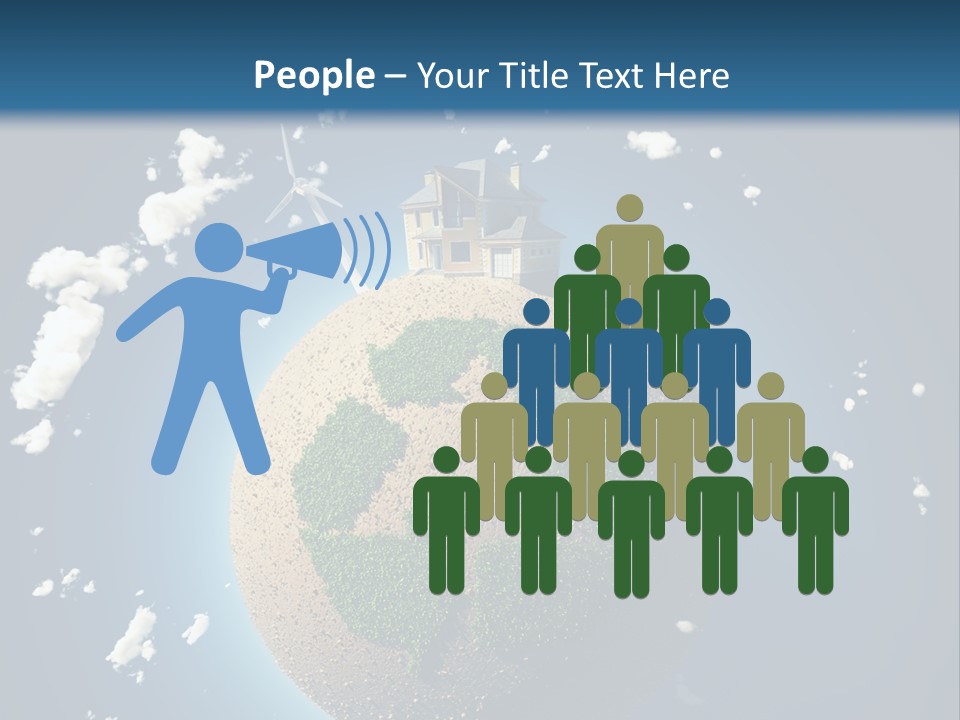 Green Farm Aerial PowerPoint Template