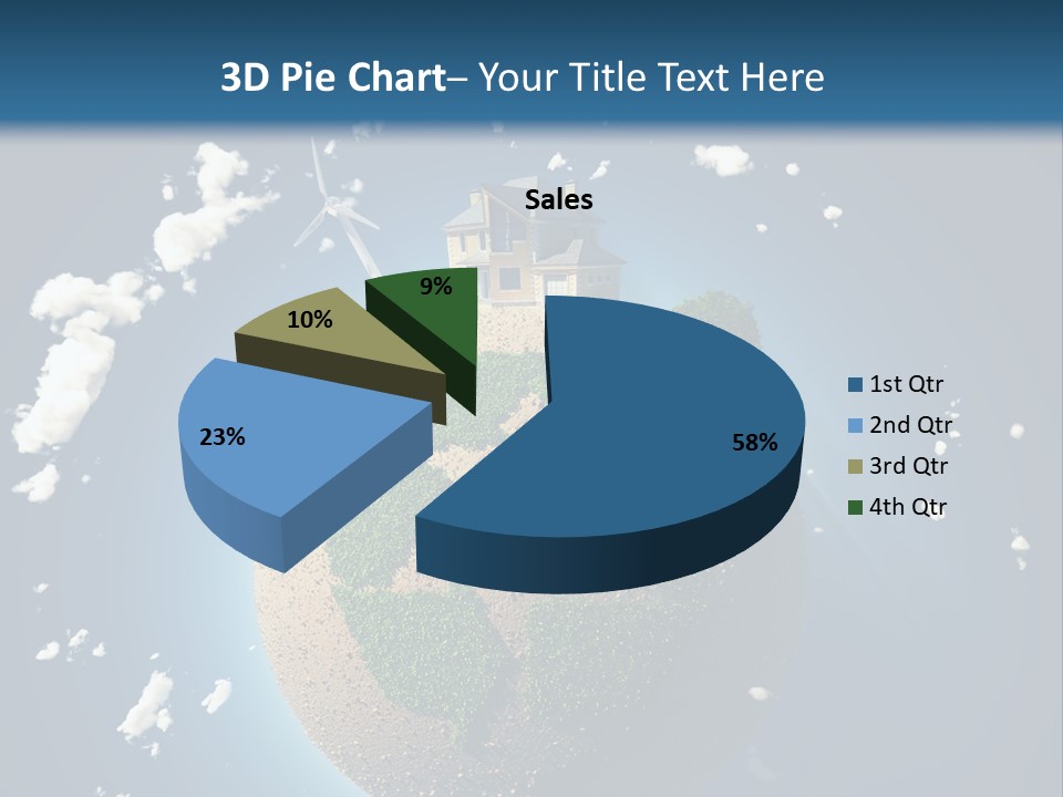 Green Farm Aerial PowerPoint Template
