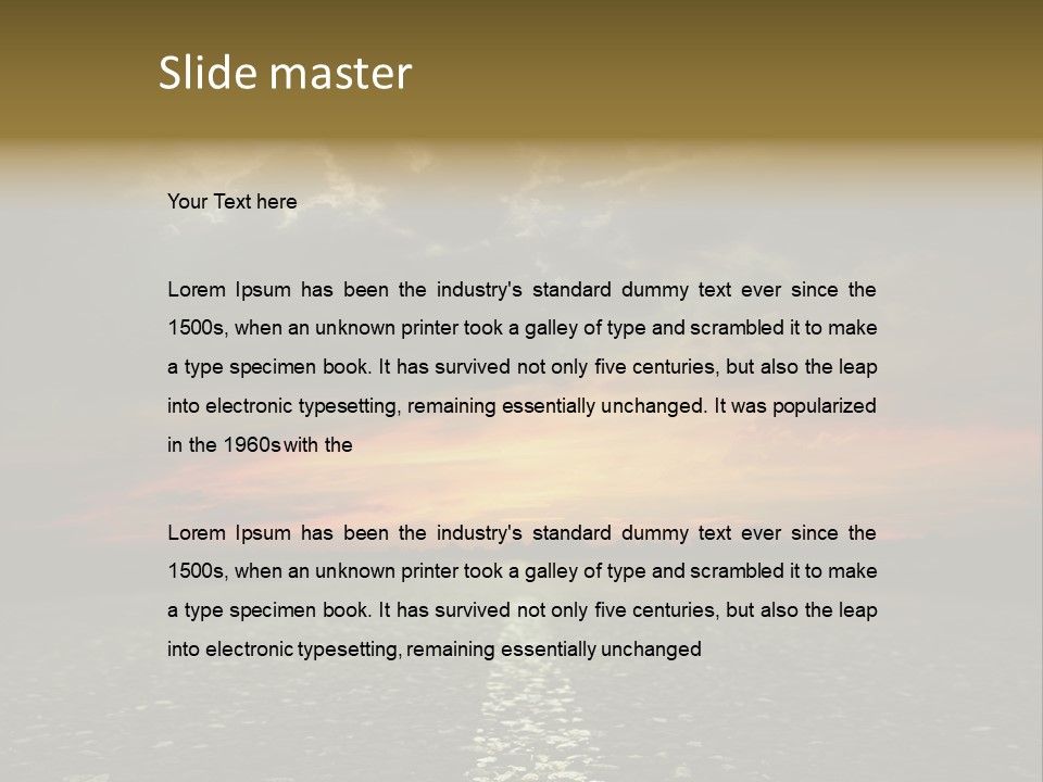 Ecology Storm Sky PowerPoint Template