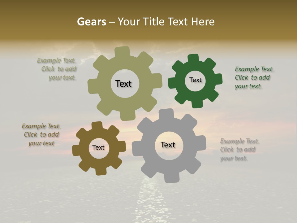 Ecology Storm Sky PowerPoint Template