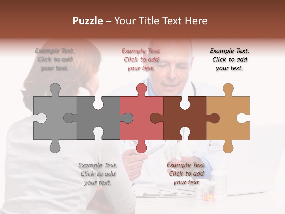 Senior Pharmaceutical Worker PowerPoint Template