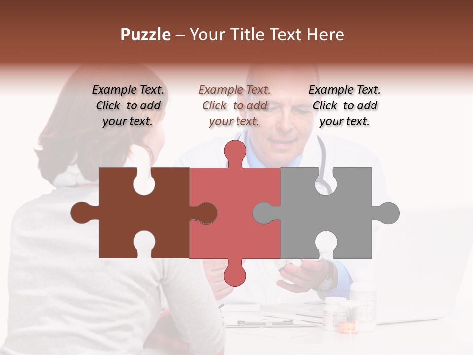 Senior Pharmaceutical Worker PowerPoint Template