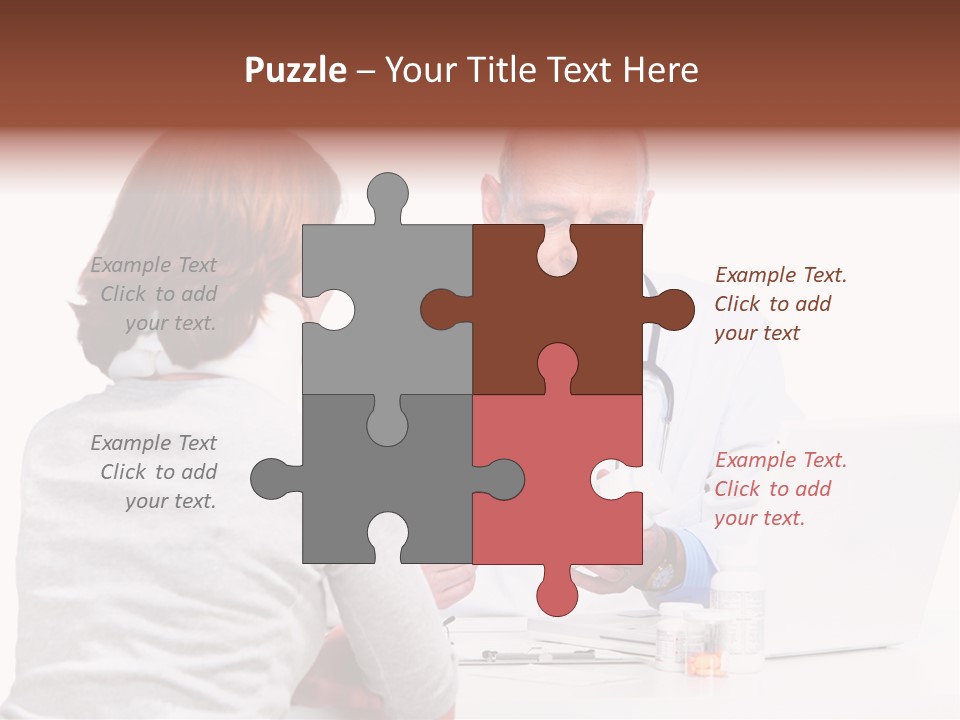 Senior Pharmaceutical Worker PowerPoint Template