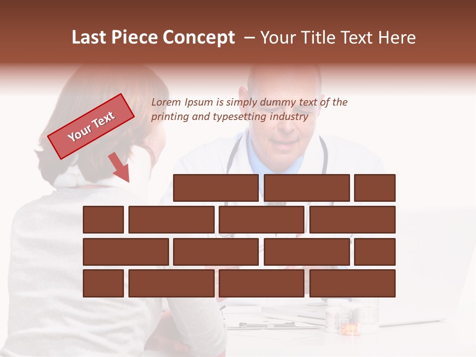 Senior Pharmaceutical Worker PowerPoint Template