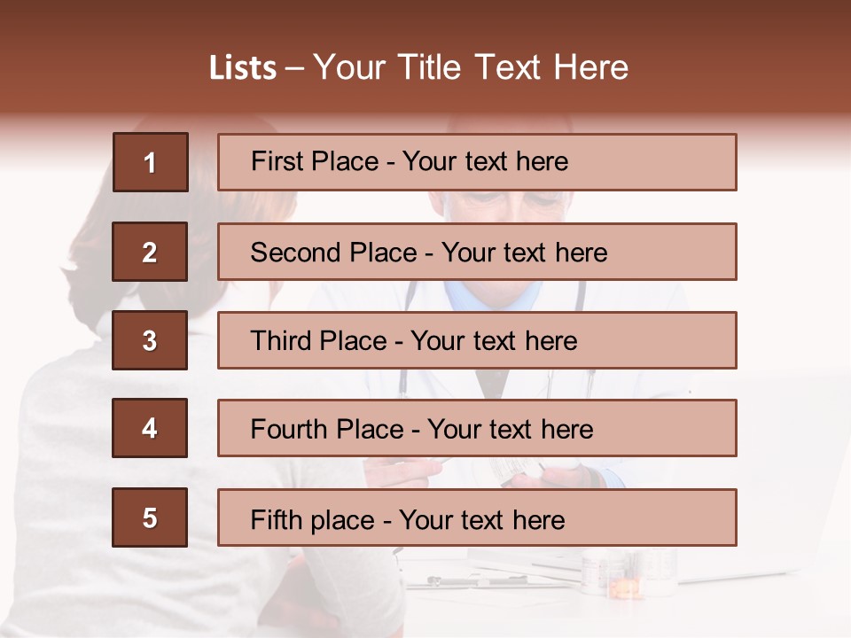 Senior Pharmaceutical Worker PowerPoint Template