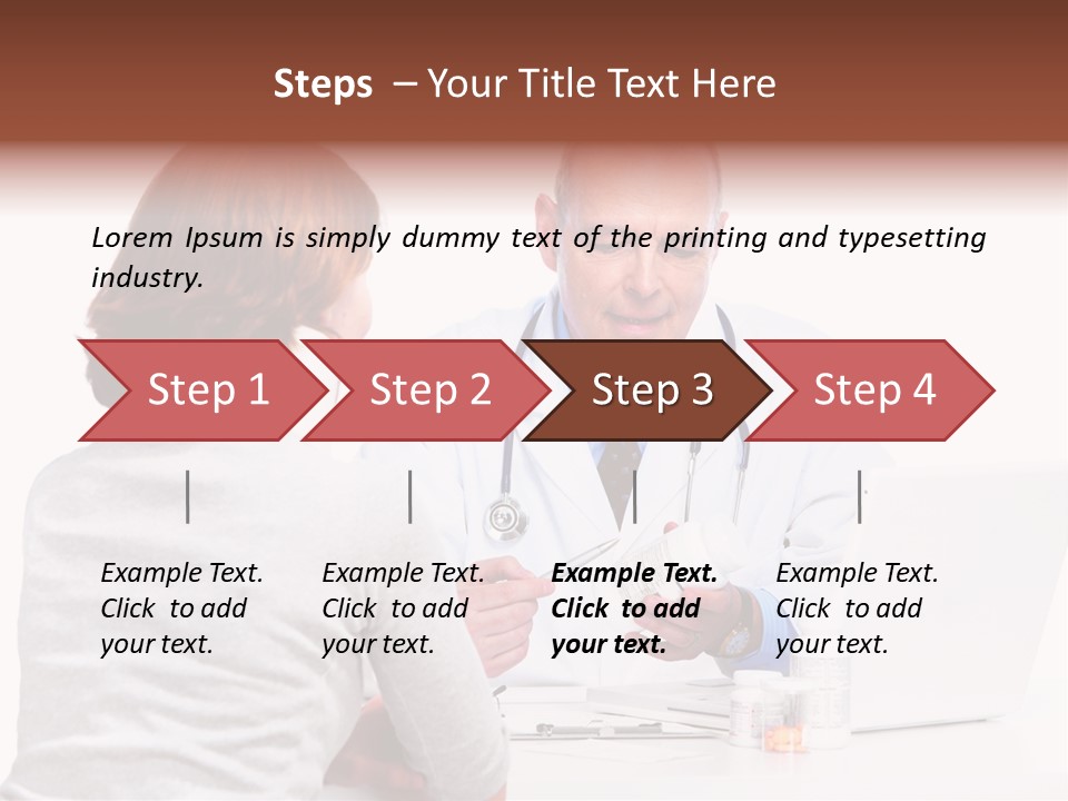 Senior Pharmaceutical Worker PowerPoint Template