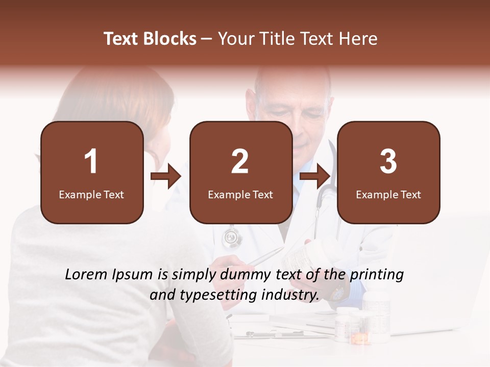 Senior Pharmaceutical Worker PowerPoint Template