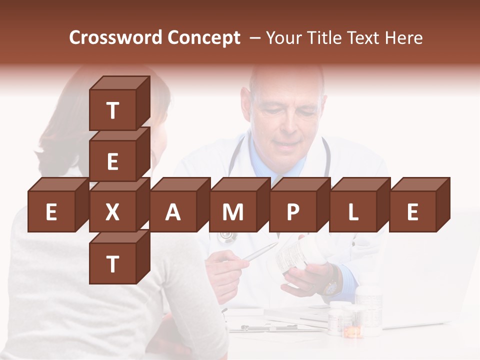 Senior Pharmaceutical Worker PowerPoint Template