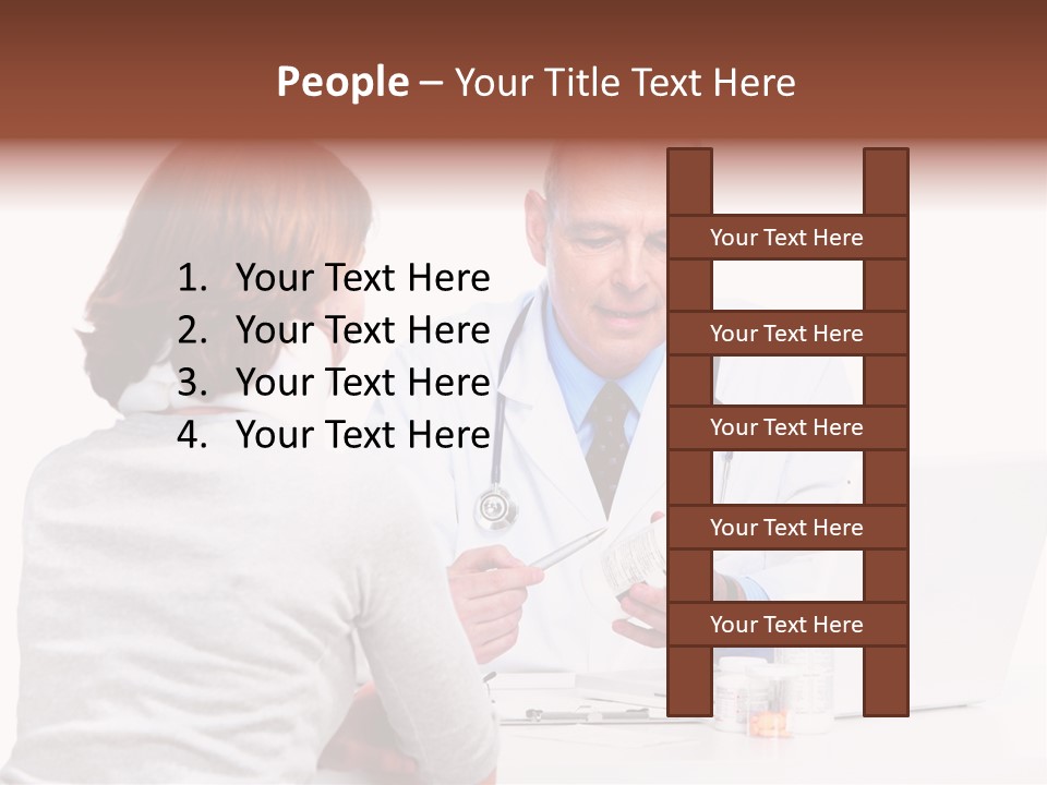 Senior Pharmaceutical Worker PowerPoint Template