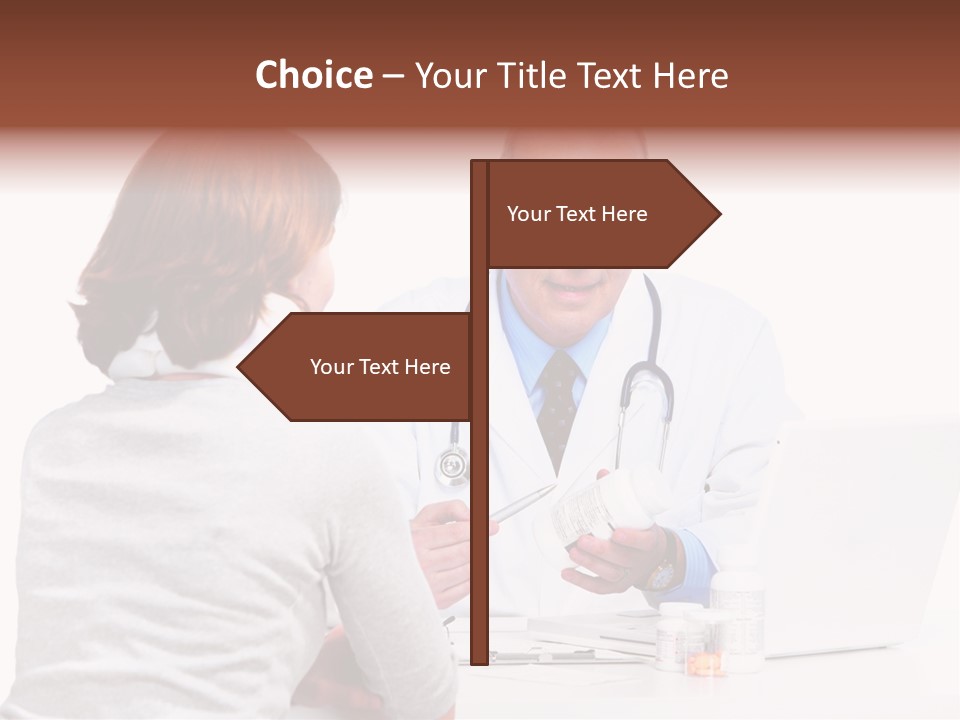 Senior Pharmaceutical Worker PowerPoint Template