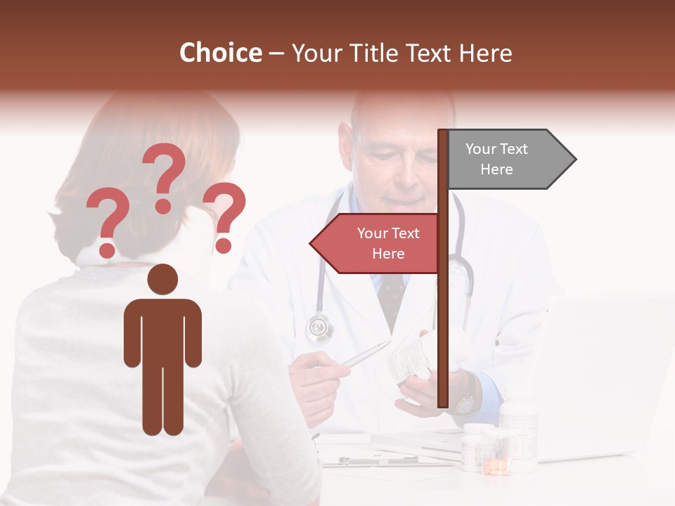 Senior Pharmaceutical Worker PowerPoint Template