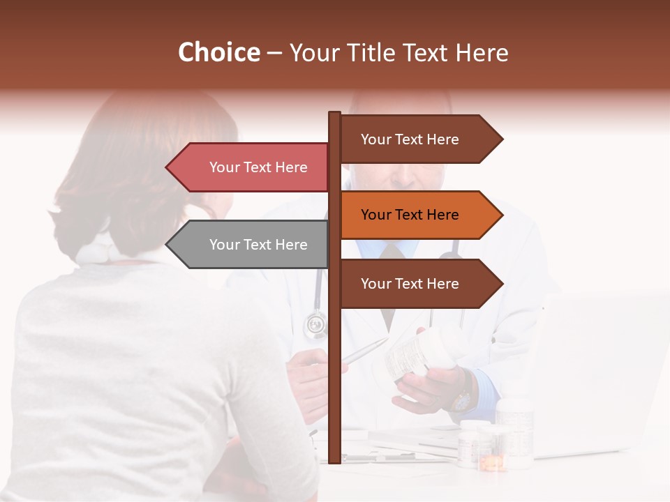 Senior Pharmaceutical Worker PowerPoint Template